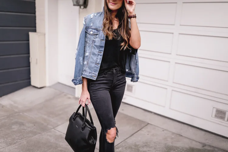 All Black Outfit with Rust Baseball Cap Tyler Harless